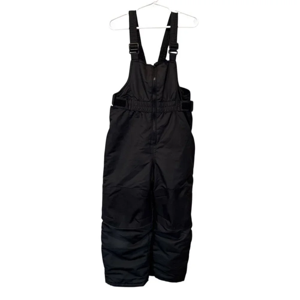 Cat Jack Toddler Boys Girls Black Ski Snow Bib Overalls Pants Size 4T Snowboard